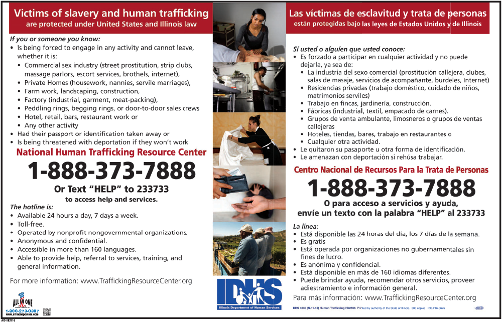 Illinois Human Trafficking Bilingual