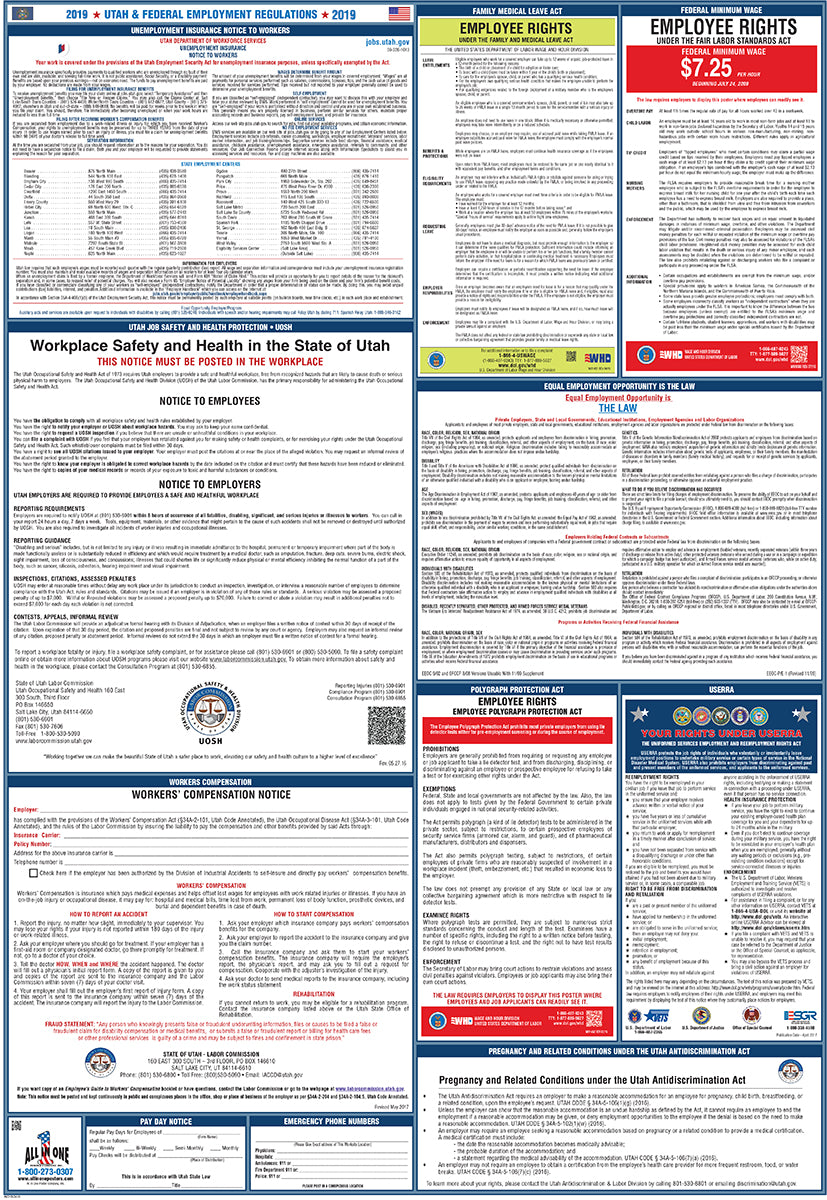 2026 Utah & Federal Combination Poster