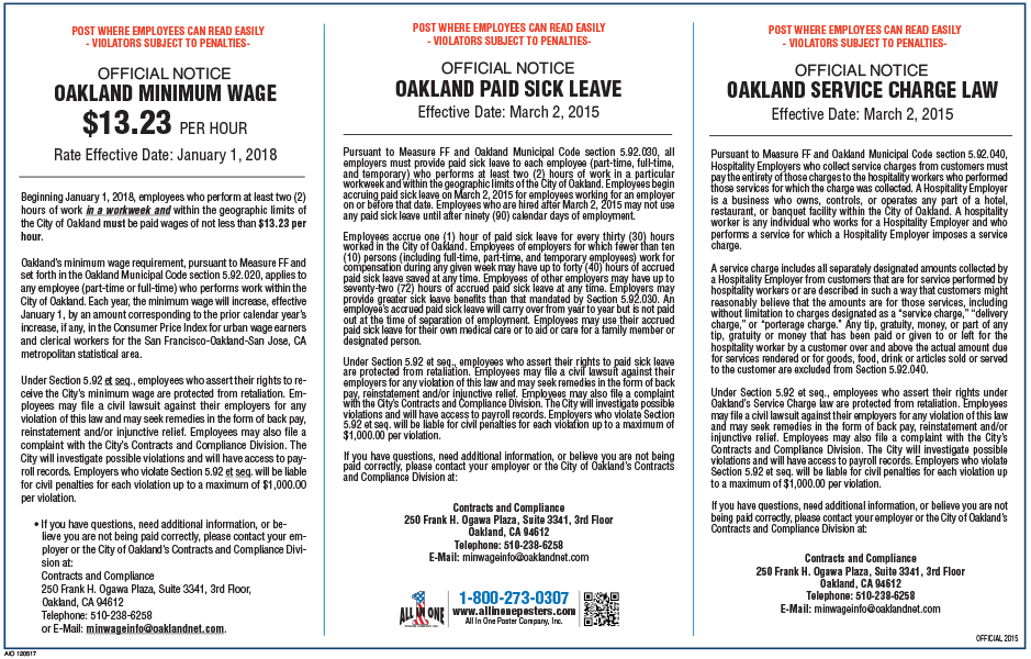 2026 Oakland City Poster