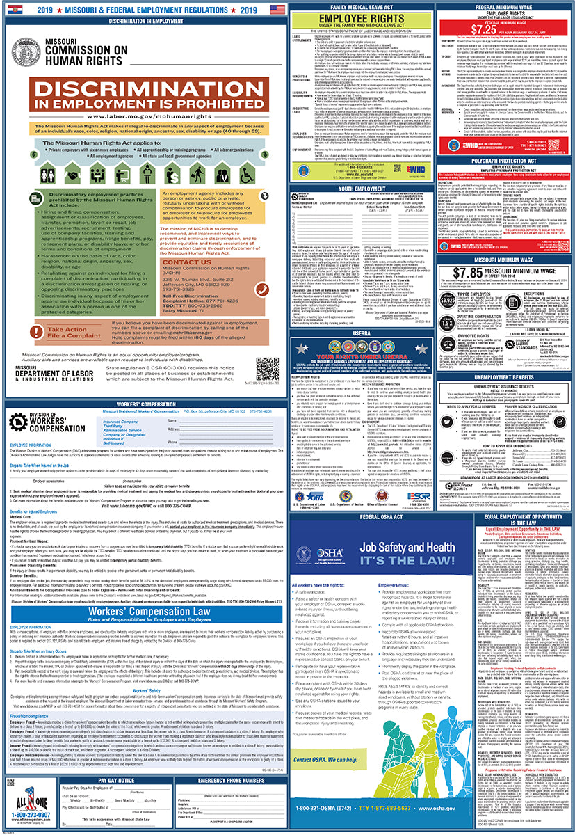 2026 Missouri & Federal Combination Poster
