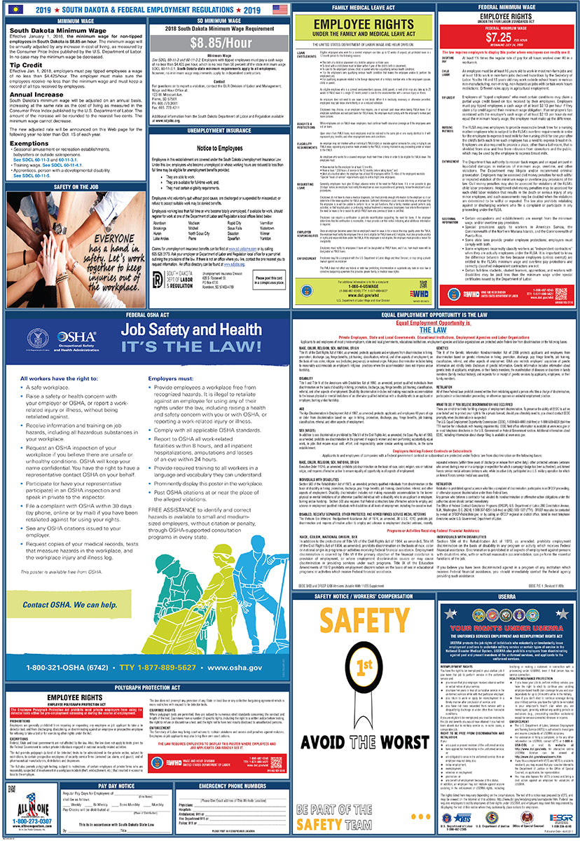 2026 South Dakota & Federal Combination Poster