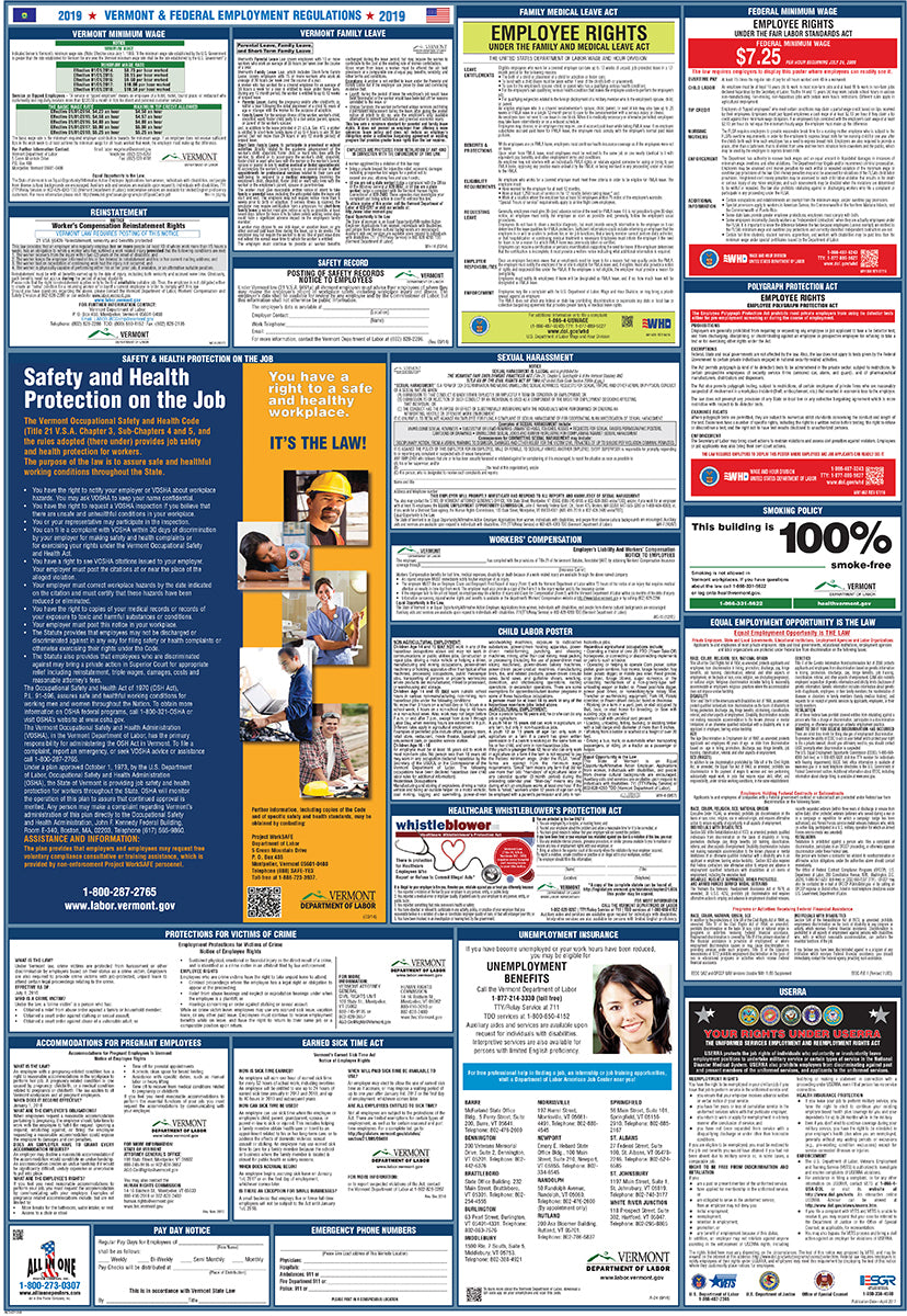 2026 Vermont & Federal Combination Poster