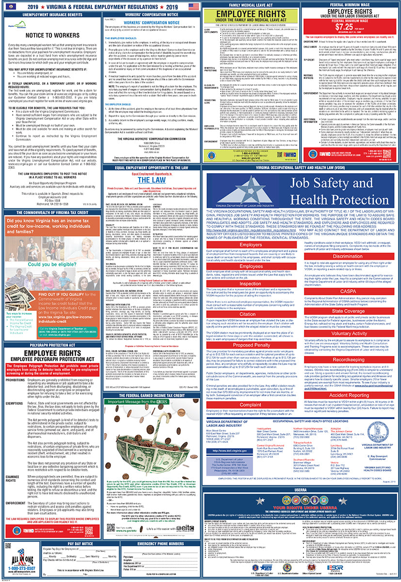 2026 Virginia & Federal Combination Poster