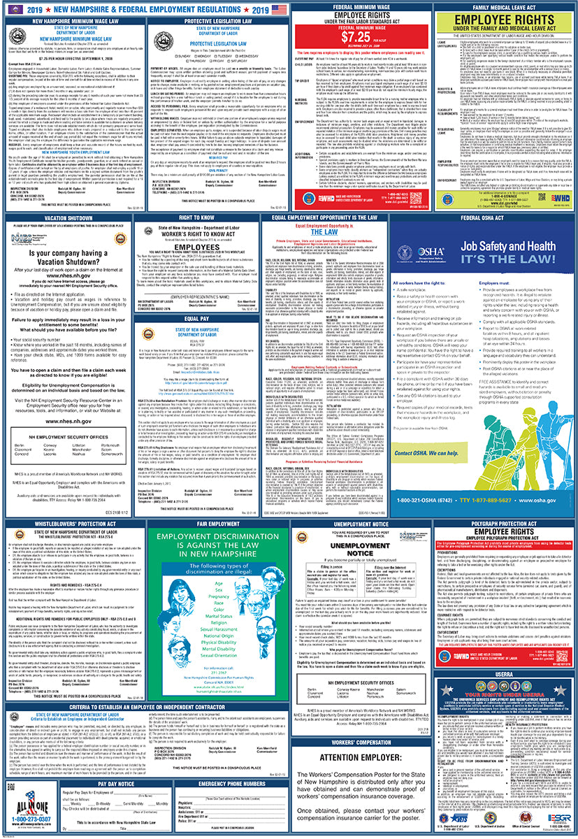 2026 New Hampshire & Federal Combination Poster