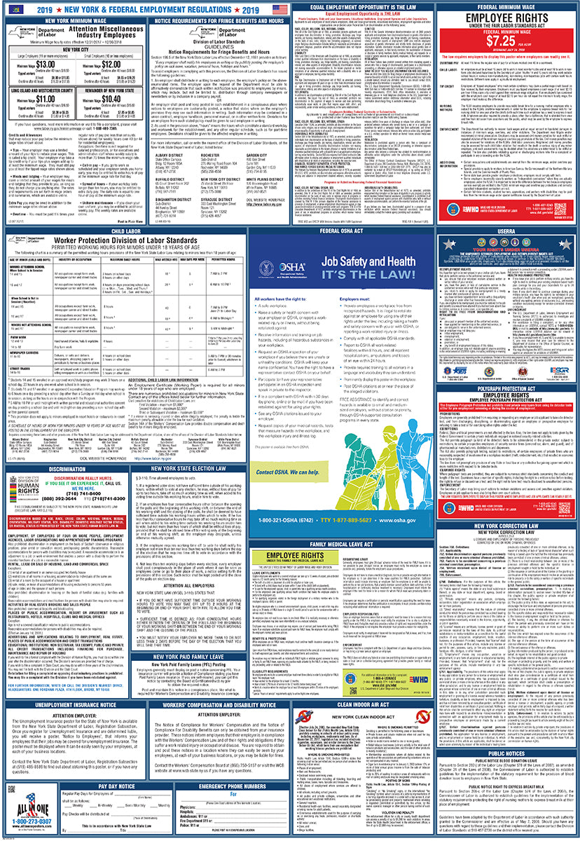 2026 New York & Federal Combination Poster