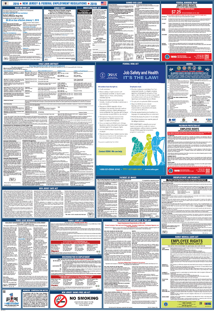 2026 New Jersey & Federal Combination Poster