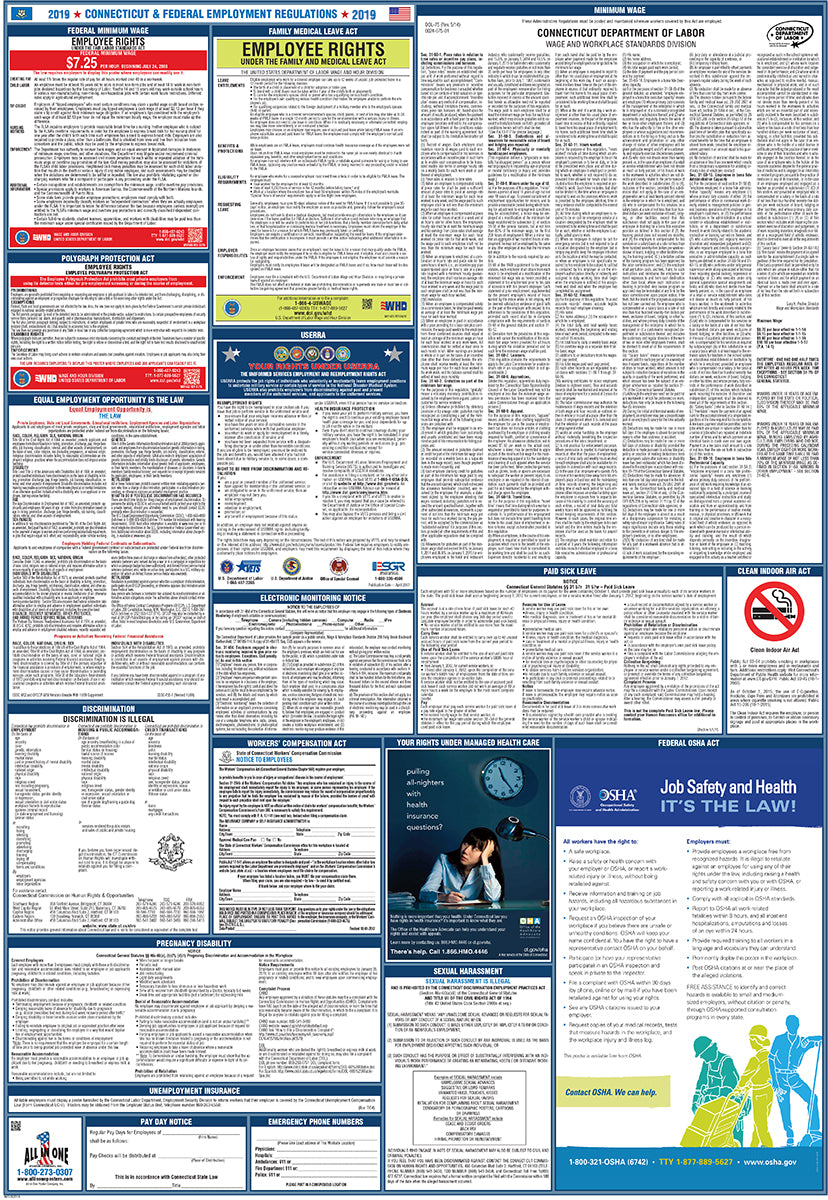 2026 Connecticut & Federal Combination Public Entities Poster