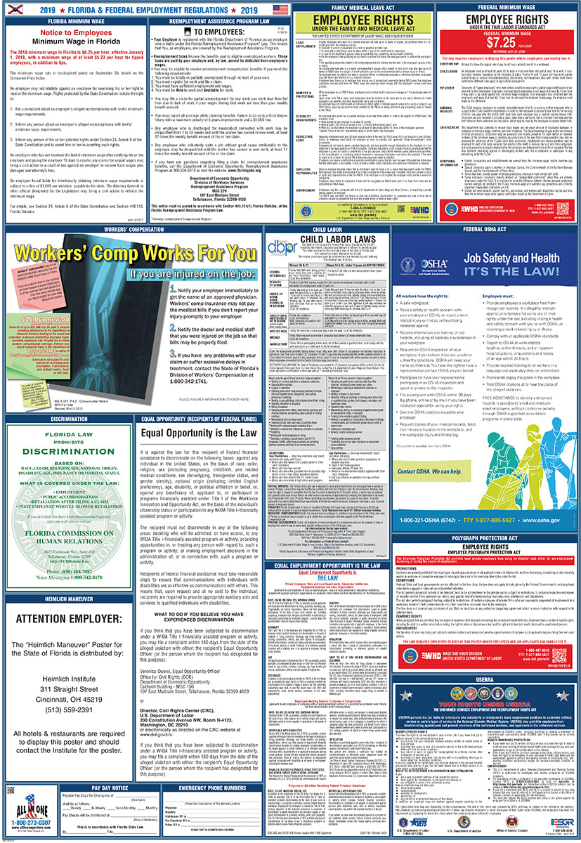 2026 Florida & Federal Combination Poster