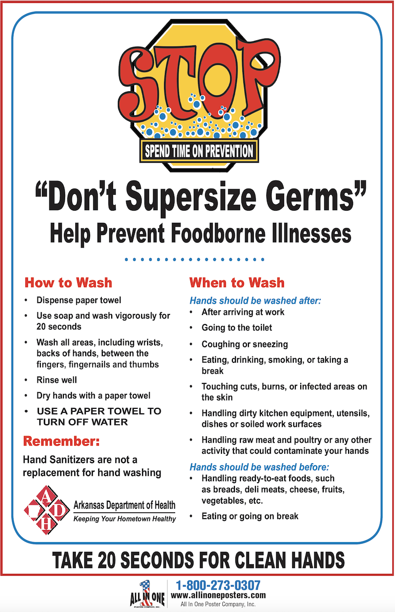 Arkansas Handwash Poster