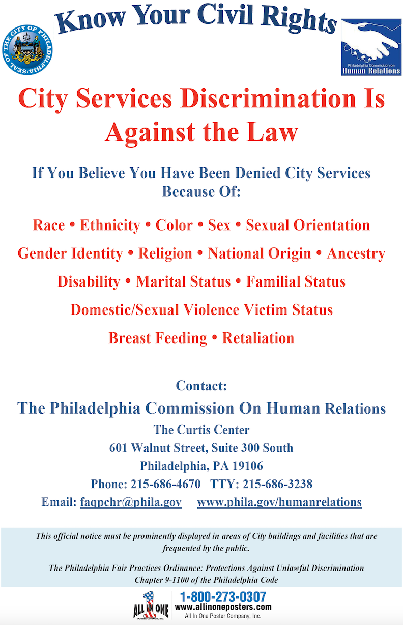 Philadelphia Services Discrimination