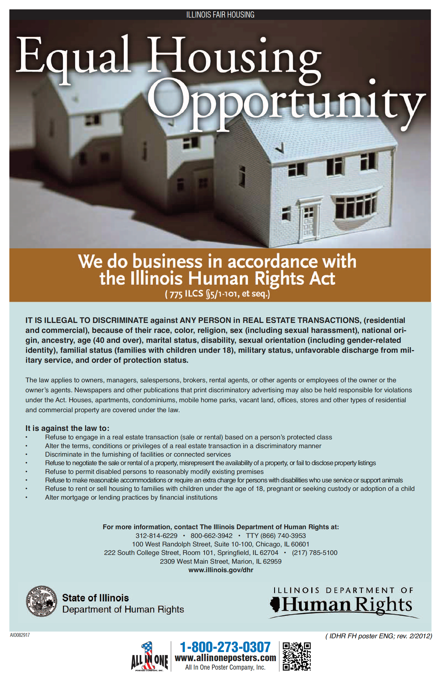 Illinois Fair Housing Poster