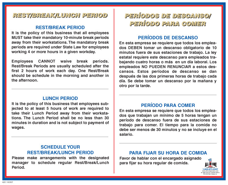 Social Distancing Safety Poster Bilingual