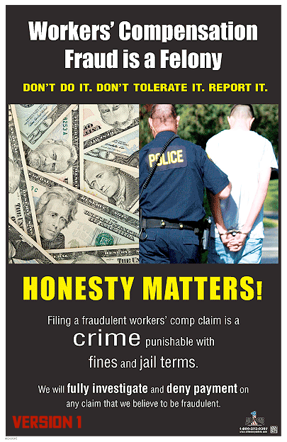 Fraud Prevention Poster - 11x17